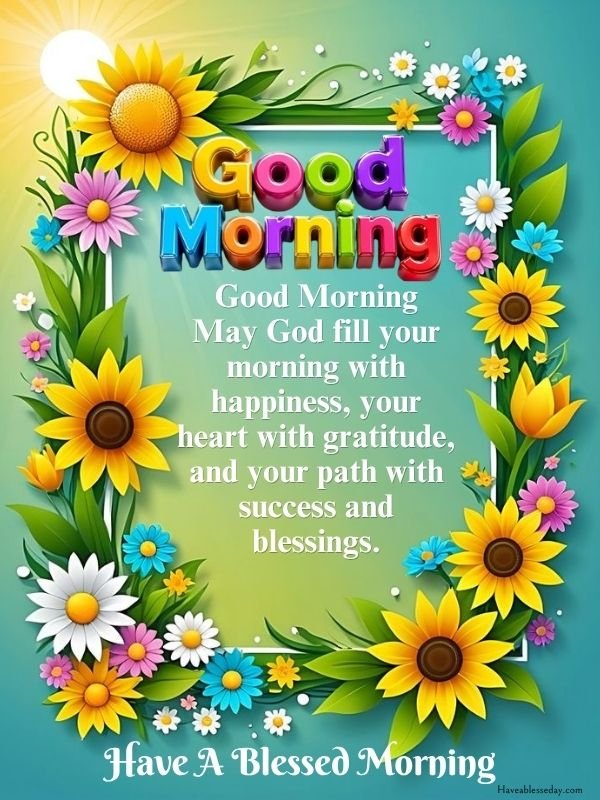 Good Morning blessings prayers