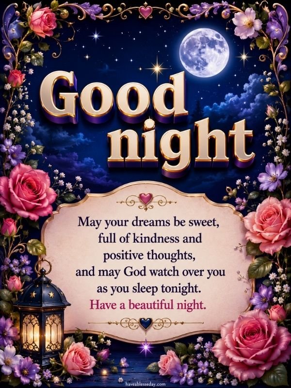 Night blessings for friends