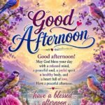 Good afternoon Blessings
