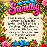 Good Sunday Morning Blessings